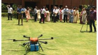 Trial Run Of Blood Bag Delivery Under iDrone Initiative Of ICMR Successfully Conducted