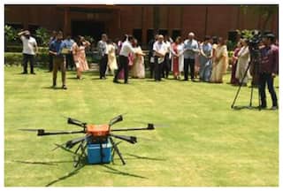 Trial Run Of Blood Bag Delivery Under iDrone Initiative Of ICMR Successfully Conducted