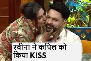 रवीना टंडन ने सबके सामने किया कपिल शर्मा का को KISS, कॉमेडियन बोले 'एक-दो और करो'