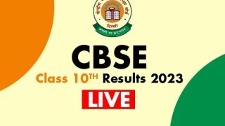 CBSE Board Result 2023 Highlights: CBSE 10th Result Declared At cbseresults.nic.in, 93.12% Pass