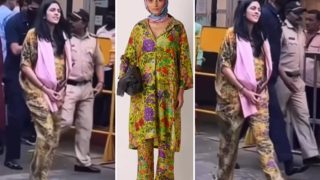 Shloka Ambani Serves Maternity Fashion Goals in 40K Floral Print Co-Ord Set During Temple Visit - See PICS