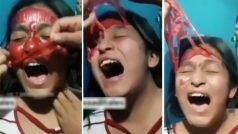 Ladki Ka Video: निखार के लिए लड़की ने लगा लिया फेस मास्क, मगर जो हुआ दिन भर हंसेंगे- देखें वीडियो