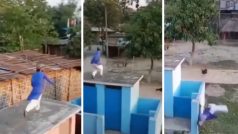 Funny Video: पंछी बनकर उड़ रहे थे मुल्लाजी, छत से गिरकर मुंह फोड़वा लिए- देखें वीडियो