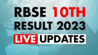 RBSE 10th Result 2023: Rajasthan Board Class 10 Result Declared at rajresults.nic.in; Direct Link