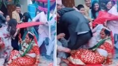 Bride Groom Video: मंडप में मेहमानों ने दुल्हन का किया बुरा हाल, दूल्हे के सामने ही लगे घसीटने- देखें वीडियो
