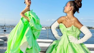 Cannes 2023: Natasha Poonawalla is a Force of Fashion in Voluminous Neon Gown With Ruffles And Evening Gloves- See PICS