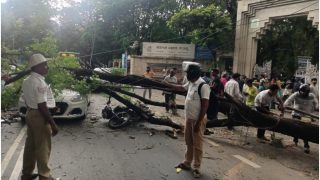 बेंगलुरु शहर में मौसम ने मचाई तबाही, दर्जनों पेड़ और घर गिरे; अंडरब्रिज में डूबी कार में सवार लोगों को बचाया गया