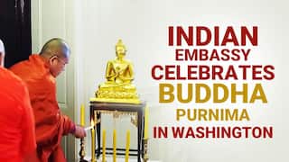 Buddha Purnima 2023: Indian Embassy In US Celebrates Buddha Purnima In Washington - Watch Video