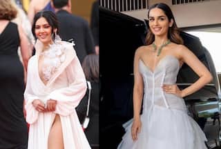 Cannes: ईशा गुप्ता ने कांस में इस तरह किया डेब्यू , व्हाइट गाउन में दिखी मानुषी छिल्लर