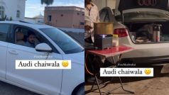 Audi Chaiwala: करोड़ों की ऑडी मगर खोल ली चाय की दुकान, खुद बनाकर पिलाता है मालिक | देखिए Video