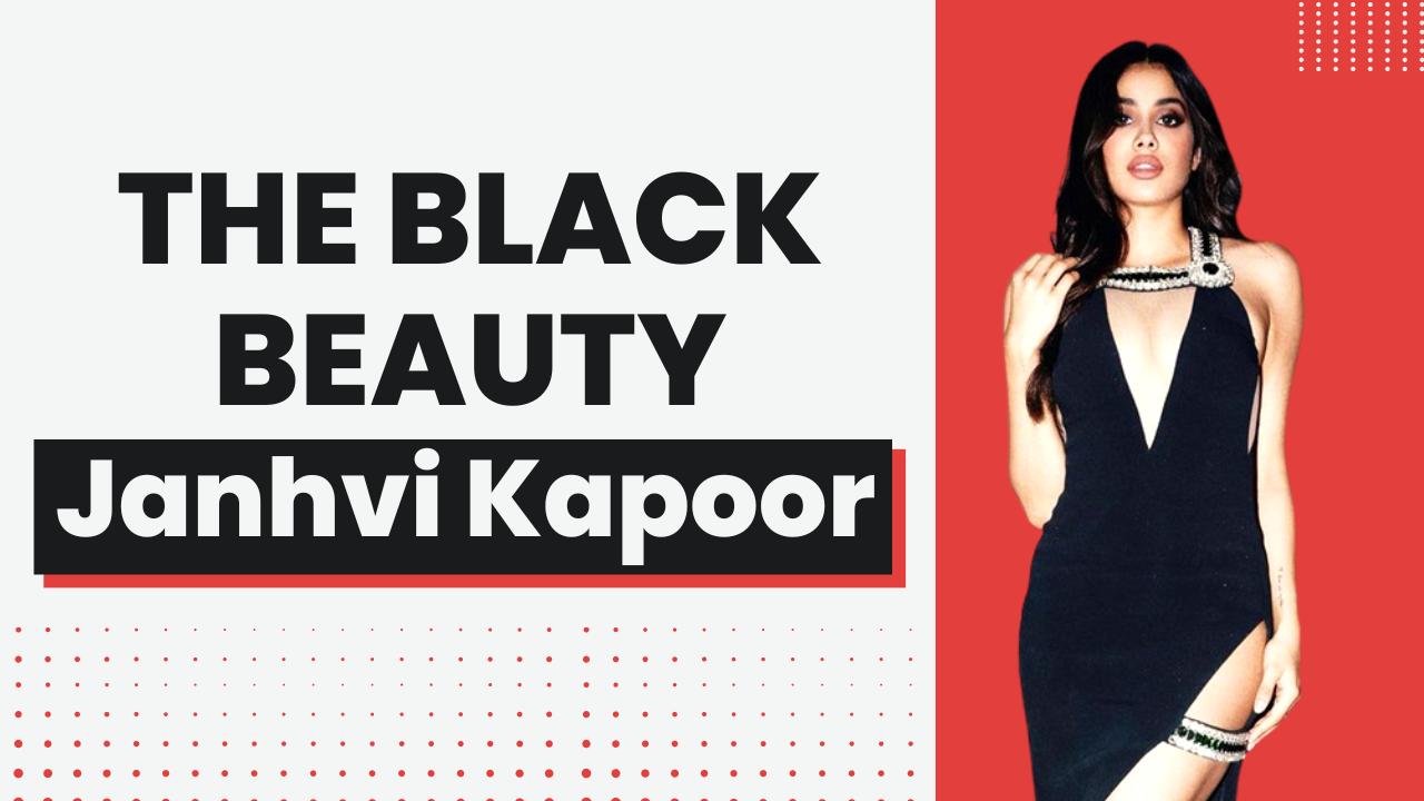 Janhvi Kapoor's Stunning All Black Looks That Raised Internet's Temperature, Fourth Look Will Make Your Jaws Dop