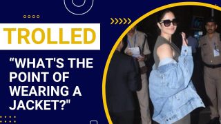 Watch: Katrina Kaif Gets Brutally Trolled For Not Wearing Jacket Properly, Netizens Say, 'What's The Point Of Wearing Jacket'
