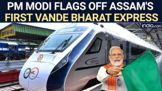 PM Modi Flags Off Assam’s First Vande Bharat Express Via Video Conferencing - Watch Video