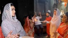 कृति सेनन पहुंचीं नासिक के सीता गुफा, मंदिर में आरती करती दिखीं एक्ट्रेस-Video