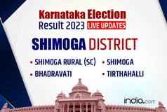 Karnataka Shimoga Election Result 2023: Bhadravati, Shimoga, Tirthahalli, Shikaripura, Sorab And Sagar Winners List