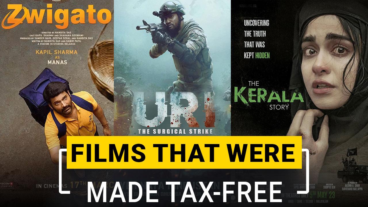 The Kerala Story To Zwigato: Bollywood Movies That Were Declared Tax Free |  Watch Video