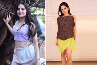 Urfi Javed Maximises Hotness in Dress Made of Tree Bark - Watch Video