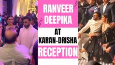 Karan-Drisha Wedding Reception: करण देओल के रिसेप्शन में दीपिका - रणवीर ने जमाया महफ़िल, Twinning करते नजर आए कपल  |