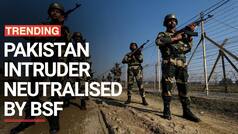 Pakistan Intruder neutralised by BSF in Samba sector | J&K News
