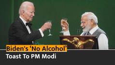 Modi In US: cheers!    Toast to our partnership'' US President Joe Biden hosts State Dinner for PM Modi - Watch Video