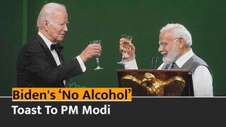 Modi In US: cheers!    Toast to our partnership'' US President Joe Biden hosts State Dinner for PM Modi - Watch Video