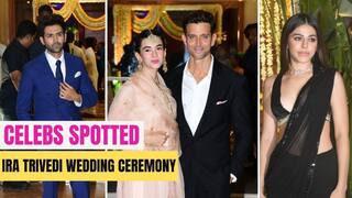 Ira Trivedi - Madhu Wedding ceremony में  पहुचें Hrithik Roshan और Alaya F समेत कई स्टार्स