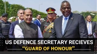 US Defence Secretary recieves “Guard of Honour”