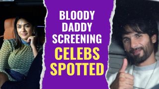 Bloody Daddy screening: 'ब्लडी डैडी' की स्क्रीनिंग पर शाहिद और मीरा समेत इन सितारों ने की शिरकत