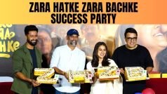 'Zara Hatke Zara Bachke' success party: Vicky Kaushal और Sara Ali Khan ने की जमकर पार्टी | Watch Video