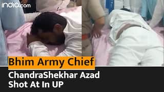 Chandrashekhar Azad, chief of Bhim Army, shot at in UP's Saharanpur | Visuals