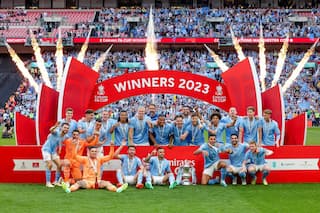 'One More To Come, One More To Go', Says Guardiola As Man City Win FA Cup