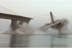WATCH: Under Construction Bridge Collapses in Bihar's Bhagalpur, CM Nitish Orders Probe