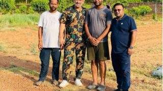 Mahendra Singh Dhoni Spends Quality Time With Childhood Friends Post Knee Surgery | WATCH PIC