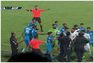 Igor Stimac Sees Red; India Vs Pakistan Players Fight During SAFF Championship Opener | WATCH
