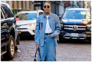 5 Ways to Style The Viral Denim Maxi Skirt And Add it to Your Capsule Closet