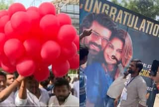 Dhol Beats to Red Balloons: Ram Charan Fans Welcome Actor’s Baby With Grand Celebration