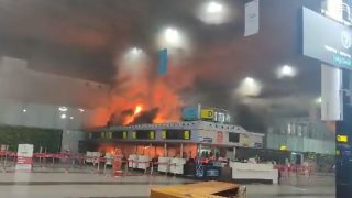 Fire Breaks Out at Check-in Counter Inside Kolkata's NSCB Airport, 'Cause of Fire Will Be Ascertained At The Earliest,' Says ScIndia