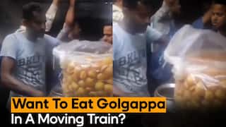 WATCH: Man Sells Golgappa In a Moving Local Train, Viral Video Leaves Netizens Amused