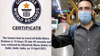It Took This Delhi Man 15 Hours To Visit All The Metro Stations And He Has A World Record