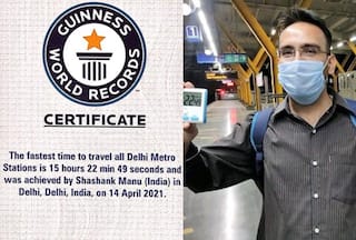 It Took This Delhi Man 15 Hours To Visit All The Metro Stations And He Has A World Record