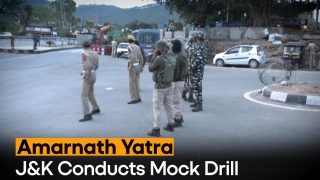 Amarnath Yatra 2023: Officials Hold Mock Drill Ahead Of Amarnath Yatra In Jammu - Watch Video