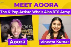 K-Pop Star Aoora Does 'Jimmy Jimmy' With a BTS Heart, Celebrates Confluence of Cultures And Indian Food - Watch