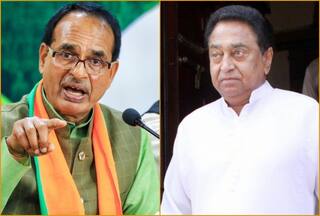 MP में चुनावी दंगल शुरू, BJP ने कमलनाथ को बताया 'वांछितनाथ' तो कांग्रेस ने शिवराज का पोस्टर जारी कर कहा '50% लाओ और...'