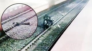 On Camera: Woman Railway Cop Foils Man's Suicide Bid On Bengal Train Tracks | Watch