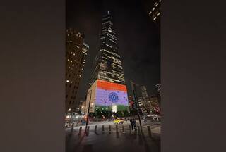 One World Trade Center Building In New York Lit Up In Tricolour To Welcome PM Modi