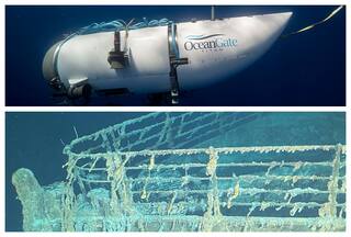 Submersible    Titan    That Took People To See    Titanic Wreckage    Goes Missing