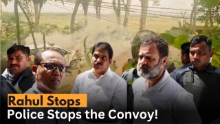 Rahul Gandhi Manipur Visit: Police stops his convoy, Manipur Congress Stage Protests - Watch Video
