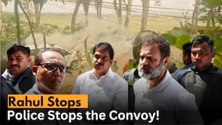 Rahul Gandhi Manipur Visit: Police stops his convoy, Manipur Congress Stage Protests - Watch Video