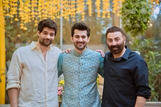 Sunny Deol's Son Karan Shares Roka Pic With Best Men, Dadu Dharmendra Reacts