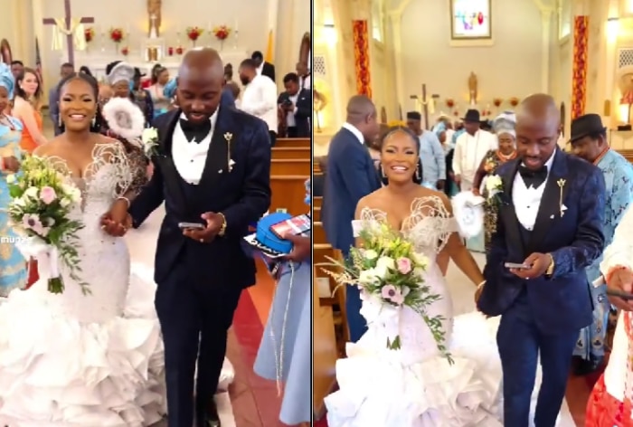 Video Of Groom Busy With Phone On Wedding Day Leaves Internet Fuming